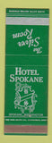 Matchbook Cover - Hotel Spokane WA Silver Room