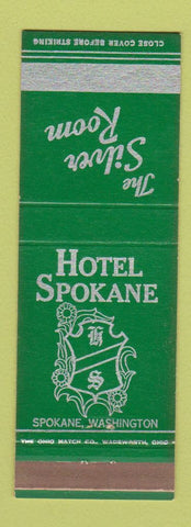 Matchbook Cover - Hotel Spokane WA Silver Room
