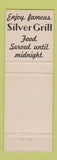 Matchbook Cover - Hotel Spokane WA Silver Room
