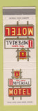 Matchbook Cover - Imperial Motel Charlotte NC
