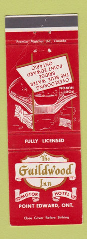 Matchbook Cover - Guildwood Inn Motor Hotel Point Edward ON