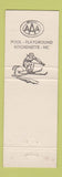 Matchbook Cover - Spanish Trails Motel Durango Colorado WEAR