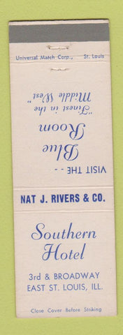 Matchbook Cover - Southern Hotel East St Louis IL