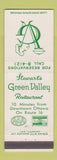 Matchbook Cover - Stewart's Green Valley Restaurant Ottawa ON