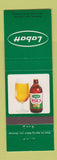 Matchbook Cover - Labatt Beer Canada