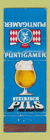 Matchbook Cover - Steirisch Pils Puntigamer Beer WORN
