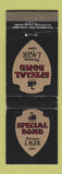 Matchbook Cover - Swan Special Bond Beer Australia WEAR