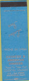 Matchbook Cover - Chinese American Dinners Marysville CA blue
