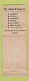 Matchbook Cover - City Lumber Supply Rockford IL