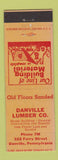 Matchbook Cover - Danville Lumber PA