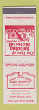 Matchbook Cover - Bayles Stony Brook Lumber Stony Brook NY