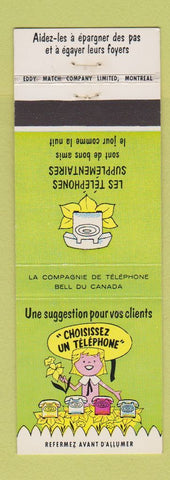 Matchbook Cover - Bell Telephone Canada QC