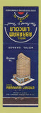 Matchbook Cover - Abraham Lincoln Hotel Reading PA