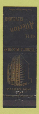 Matchbook Cover - Hotel Allerton Cleveland OH WEAR