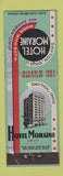 Matchbook Cover - Hotel Moraine Dayton OH WEAR