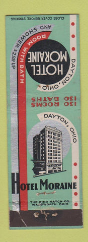 Matchbook Cover - Hotel Moraine Dayton OH WEAR