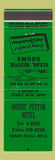 Matchbook Cover - Mount Peyton Hotel Grand Falls NF