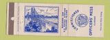Matchbook Cover - Officers' Mess Treasure Island CA WEAR