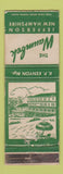Matchbook Cover - Waumbek Jefferson NH WORN