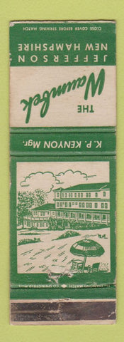 Matchbook Cover - Waumbek Jefferson NH WORN