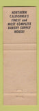Matchbook Cover - OK Stiefvaters' Baking Supply San Francisco CA
