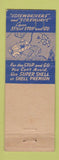 Matchbook Cover - Shell oil gas Washington Square Royal Oak MI WEAR