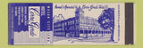 Matchbook Cover - Hotel Cerro Gordo Mason City IA
