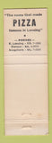 Matchbook Cover - Coral Gables Ilforno Restaurant Saugatuck Owosso MI WEAR