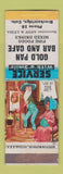 Matchbook Cover - Gold Pan Bar Cafe Breckenridge Colorado hillbilly POOR
