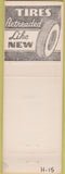 Matchbook Cover - Fletcher Tire Co Hawthorne CA