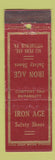 Matchbook Cover - Iron Age Safety Shoes Pittsburgh PA WEAR