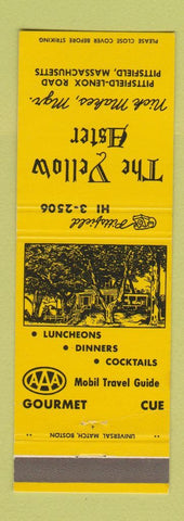 Matchbook Cover - Yellow Aster Restaurant Pittsfield MA