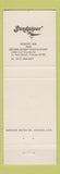 Matchbook Cover - Sandpiper Resort Inn St Petersbug Beach FL