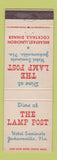 Matchbook Cover - Lamp Post Hotel Seminole Jacksonville FL