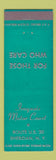 Matchbook Cover - Iroquois Motor Court Sheridan NY