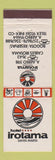 Matchbook Cover - Hotel Irotama Santa Marta Colombia