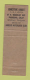 Matchbook Cover - RMS Abbott Editor Miami Beach FL Perkins Americana WHITE