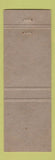 Matchbook Cover - Floyd Carrol Grocery Walthall MS Perkins Americana WHITE WEAR