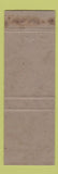 Matchbook Cover - Miller Motel Walhalla SC Perkins Americana GREEN