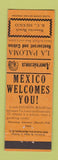 Matchbook Cover - La Paloma Rosarita Beach Mexico Perkins Americana ORANGE