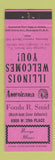 Matchbook Cover - Fonda Smid Match Collector Berwyn IL Perkins Americana PINK