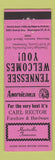 Matchbook Cover - Rector Furniture Hardware Huntsville TN Perkins Americana PINK