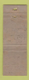 Matchbook Cover - Virginia Inn Motel Rustburg VA Perkins Americana YELLOW WORN
