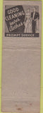 Matchbook Cover - Pi Delta Sigma Bonstelle Cleaners WORN