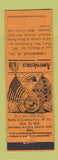 Matchbook Cover - Summerville WV Civil War Perkins Americana ORANGE
