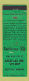 Matchbook Cover - Eastville Inn Gift Shop VA Perkins Americana GREEN WEAR