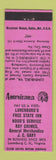 Matchbook Cover - General Store Lunenburg VA Perkins Americana PINK