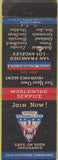 Matchbook Cover - National Automobile Club CA WORN