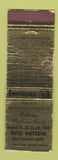 Matchbook Cover - RMS San Francisco CA 1958 GOLD Perkins Americana  WEAR
