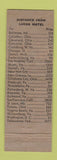 Matchbook Cover - Lucas Motel Gore VA Perkins Americana GREEN
